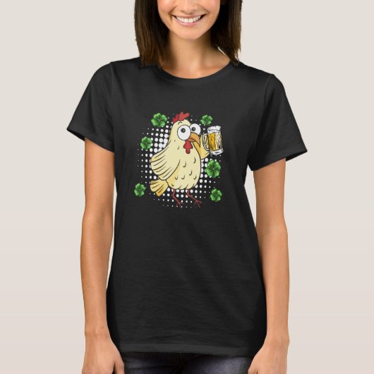 St. Patricks Day Hühnchen 1 T-Shirt (Vorderseite)