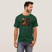 St. Patrick's Day Hund in Leprechaun Hat T-Shirt (Vorne ganz)
