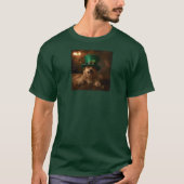 St. Patrick's Day Hund in Leprechaun Hat T-Shirt (Vorderseite)