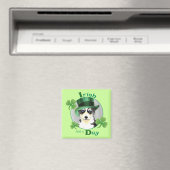 St. Patrick's Day Husky Magnet (In Situ (Geschirrspüler))