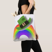 St. Patricks Day Hut und Regenbogen Tasche (Von Nahem)