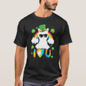 St Patricks Day I Liebe You Llama Rainbow Heart U  T-Shirt (Vorderseite)