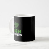 St Patricks Day Ich liebe Irisch Gut Kaffeetasse (Vorderseite Links)
