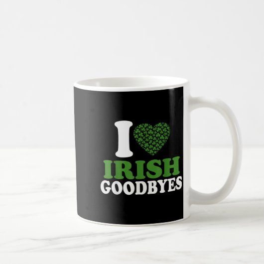 St Patricks Day Ich liebe Irisch Gut Kaffeetasse (Rechts)
