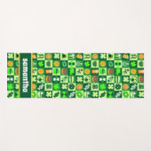 St. Patrick's Day Icons Nahtloses Muster Yogamatte (Vorderseite (Horizontal))