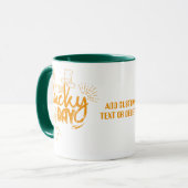 St. Patrick's Day - Ihr Glückstag Tasse (Vorderseite Links)