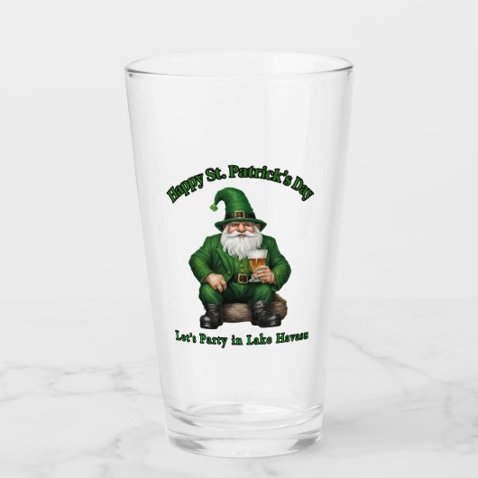 St. Patrick's Day in Lake Havasu, Az. Glas (Vorderseite)