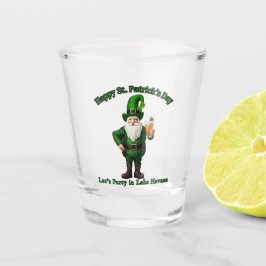 St. Patrick's Day in Lake Havasu, Az. Schnapsglas