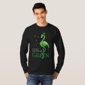 St Patrick's Day In March We Wear Green Funny Flam T-Shirt (Vorne ganz)