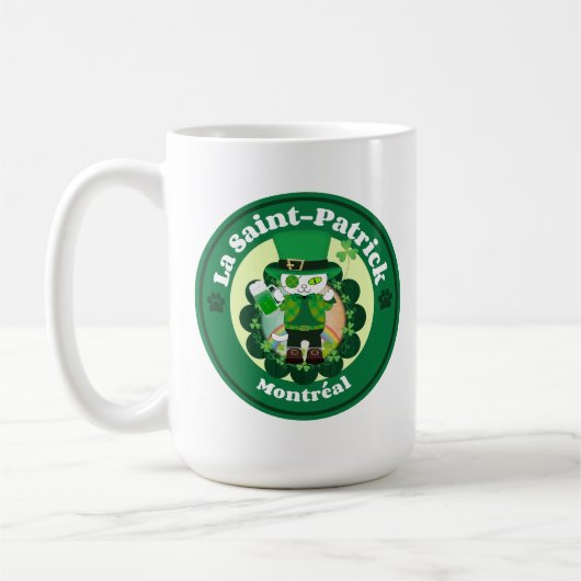 St. Patrick's Day in Montreal Kaffeetasse (Links)
