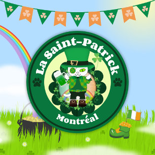 St. Patrick's Day in Montreal Magnet