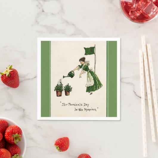 St. Patrick's Day in the Morning Serviette (Beispiel)
