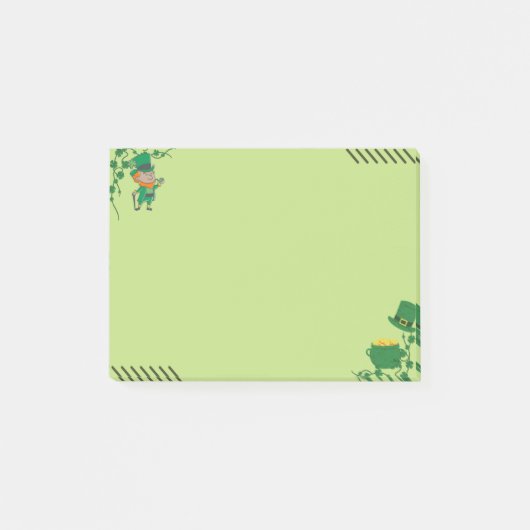 St. Patrick's Day Inspiriert Post-It-Notes Post-it Klebezettel (Vorderseite)