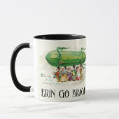 St Patricks Day Ireland Erin Go Bragh Farbenfrohe Tasse (Links)