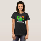 St Patrick's Day Ireland Flag Beer IRISH DRINKING T-Shirt (Vorne ganz)