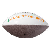 St Patrick's Day Ireland Flag Shamrock Custom Name Football (Gedreht 270)
