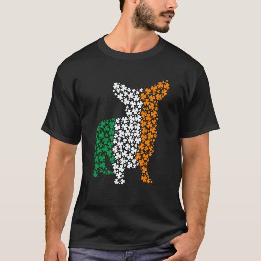 St Patricks Day Ireland Irish Corgi Dog T-Shirt (Vorderseite)