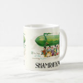 St. Patrick's Day Ireland Shamrocking Fun Kaffeetasse (VorderseiteRechts)