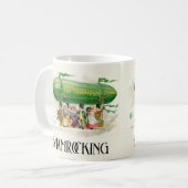 St. Patrick's Day Ireland Shamrocking Fun Kaffeetasse (Vorderseite Links)