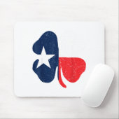 St. Patrick's Day Iri-shirt - Texas Flag Tee Mousepad (Mit Mouse)