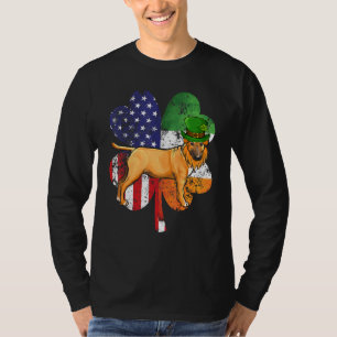 St Patricks Day Irisch Amerikanische Flagge Miniat T-Shirt