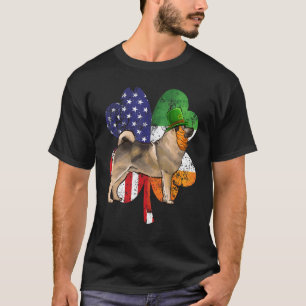 St Patricks Day Irisch Amerikanische Flagge Norweg T-Shirt
