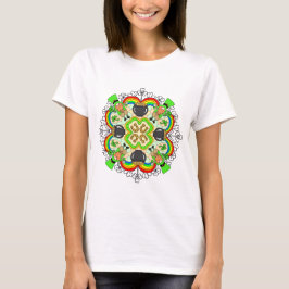 St Patrick's Day | Irisch inspiriert Mandala T-Shirt