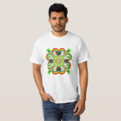 St Patrick's Day | Irisch inspiriert Mandala T-Shirt (Vorne ganz)
