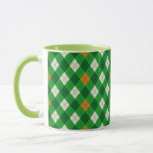 St. Patricks Day Irischer argyle in den irischen F Tasse (Links)