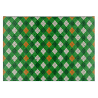 St. Patricks Day Irischer argylefarbener Mustersto