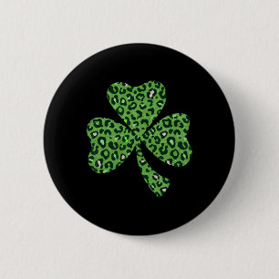 St Patricks Day Irischer Glücksklee St Paddy's Män Button