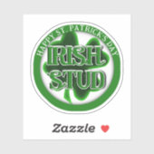 St. Patrick's Day Irischer Hengst Aufkleber (Blatt)