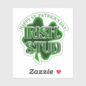 St. Patrick's Day Irischer Hengst Aufkleber (Blatt)