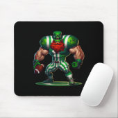 St. Patrick's Day Irischer Leprechaun Footbyll Spi Mousepad (Mit Mouse)