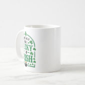 St. Patricks Day Irischer Shamrock Schabernack Irl Kaffeetasse (Vorderseite Links)