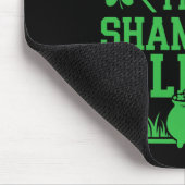 St Patricks Day Irischer Shamrock Schabernack Irla Mousepad (Ecke)