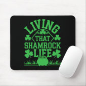 St Patricks Day Irischer Shamrock Schabernack Irla Mousepad (Mit Mouse)