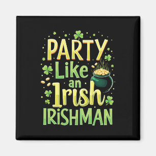 St Patricks Day Irischer Shamrock-Scherz Irland Magnet
