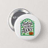 St Patricks Day Irischer Shamrock Shenanigan Irlan Button (Vorne & Hinten)