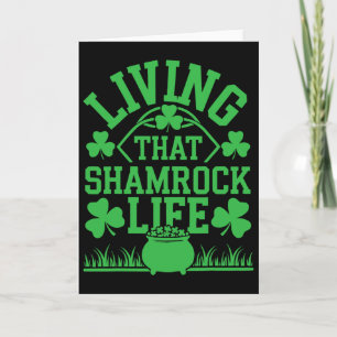 St Patricks Day Irischer Shamrock Shenanigan Irlan Karte