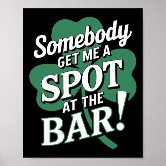 St. Patricks Day Irischer Stolz Shamrock-Parade Gl Poster (Vorne)