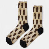 St Patricks Day Irischer Stout Biertrinker Socken (Linkes Detail)