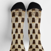 St Patricks Day Irischer Stout Biertrinker Socken (Oben)