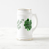 St. Patrick's Day Irischer Student Bierglas (VorderseiteRechts)