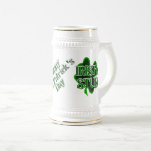 St. Patrick's Day Irischer Student Bierglas