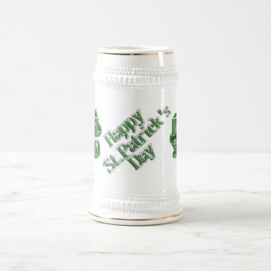 St. Patrick's Day Irischer Student Bierglas (Mittel)
