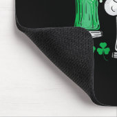 St Patricks Day Irisches Bier Irland Flagge Kleebl Mousepad (Ecke)