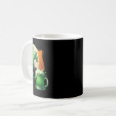St. Patrick's Day Irisches Bier Irland-Flagge Männ Kaffeetasse (Vorderseite Links)