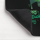St. Patricks Day Irisches Bier Irland Flagge Männe Mousepad (Ecke)