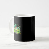 St. Patrick's Day Irisches Einmachglas-Einmachlieb Kaffeetasse (Vorderseite Links)